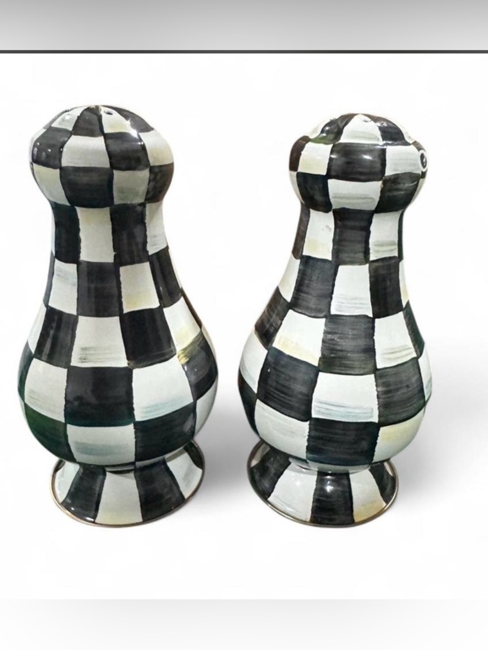 NWT - Mackenzie salt and pepper shaker size Large